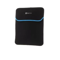 Klip Xtreme Neoprene Reversable Laptop Sleeve  14.1  - Black and Blue 